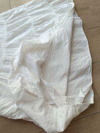 Falda blanca algodón