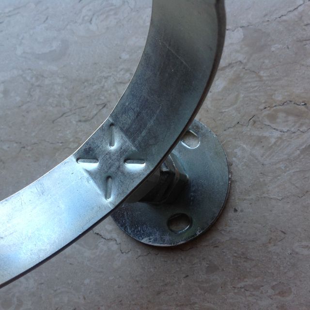 Collare Pesante Per Tubo 110 mm. Acciaio Zincato