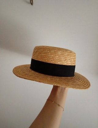 Sombrero Bimba y Lola - Paja - Negro