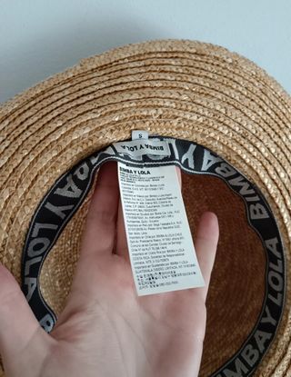 Sombrero Bimba y Lola - Paja - Negro