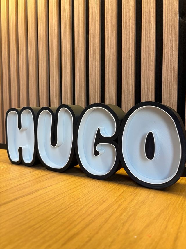 Cartello 3D personalizzabile