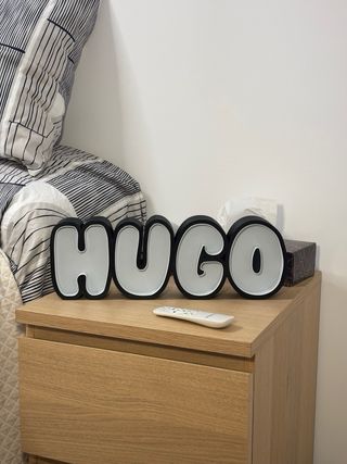 Cartello 3D personalizzabile