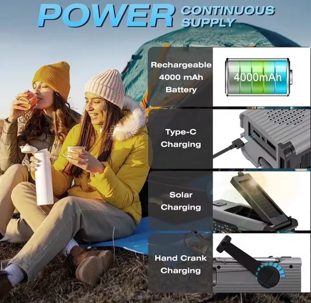 Radio portatil solar