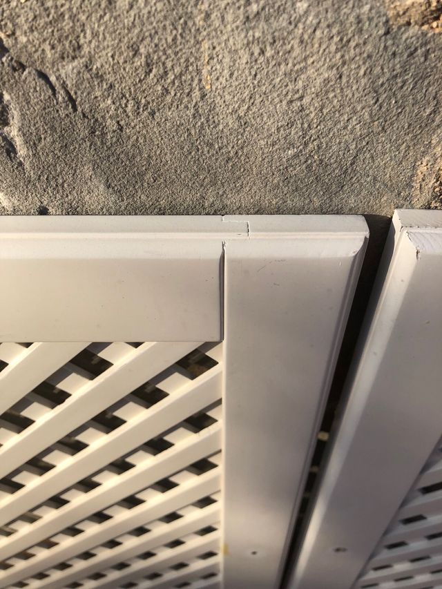 6 Puertas pequeñas blancas armario