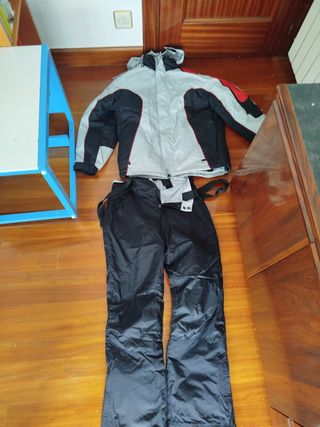 Traje Nieve Hombre M - Negro Gris