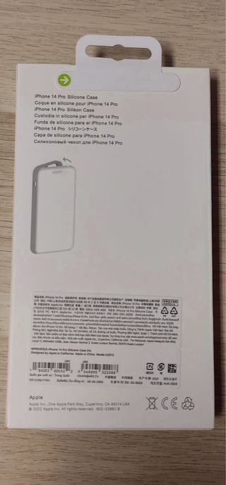 Custodia iPhone 14 Pro in silicone MagSafe - Lila