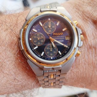 Orologio crono Pulsar Titanium 