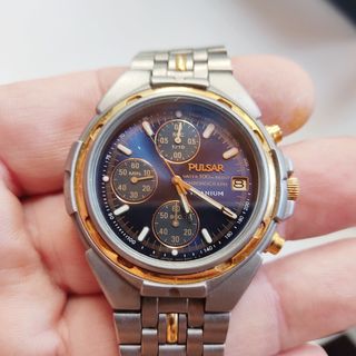 Orologio crono Pulsar Titanium 