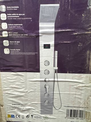 Ducha de hidromasaje nueva
