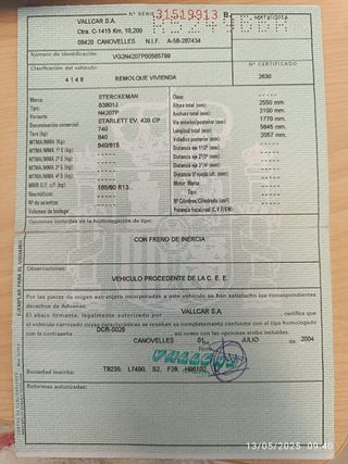 Caravana Sterckeman 4p