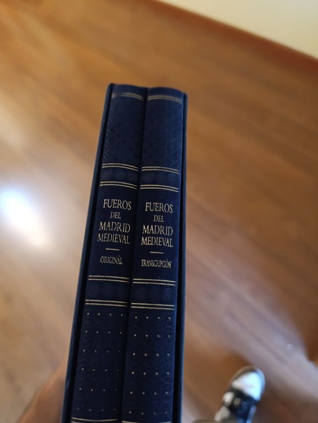 Fueros del Madrid medieval libros antiguos