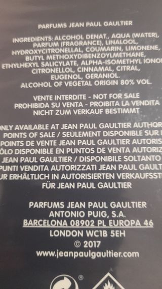 Jan Paul Cartier perfumes