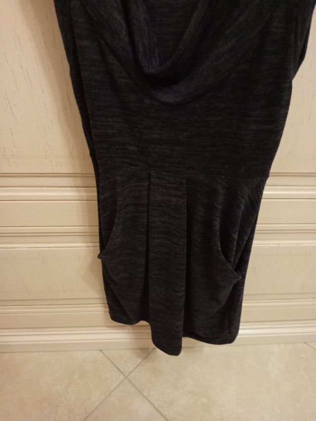 Vestito grigio-nero donna