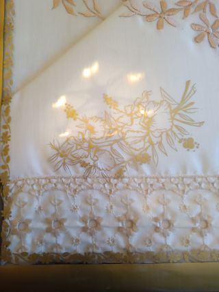 Juego de sabanas antiguas Terlenka Matrimonio N-1