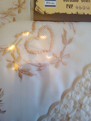 Juego de sabanas antiguas Terlenka Matrimonio N-1