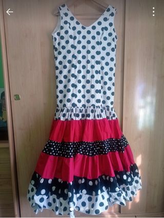 Traje de flamenca canastero