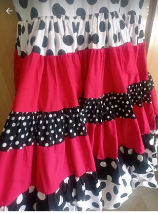 Traje de flamenca canastero