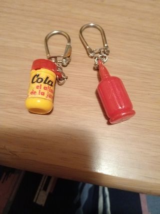Llaveros vintage Schweppes & Cola bitter scweppes