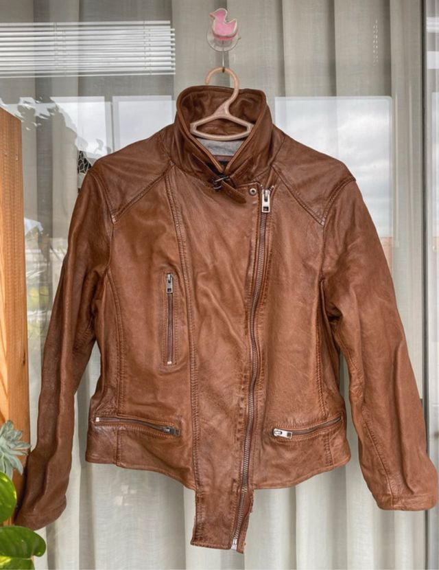 Cazadora de piel Oakwood "The Leather Brand"