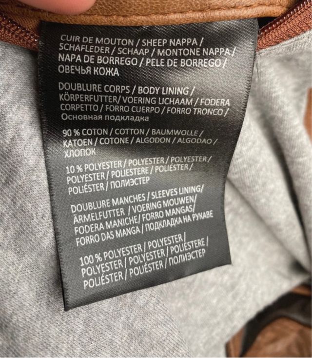 Cazadora de piel Oakwood "The Leather Brand"