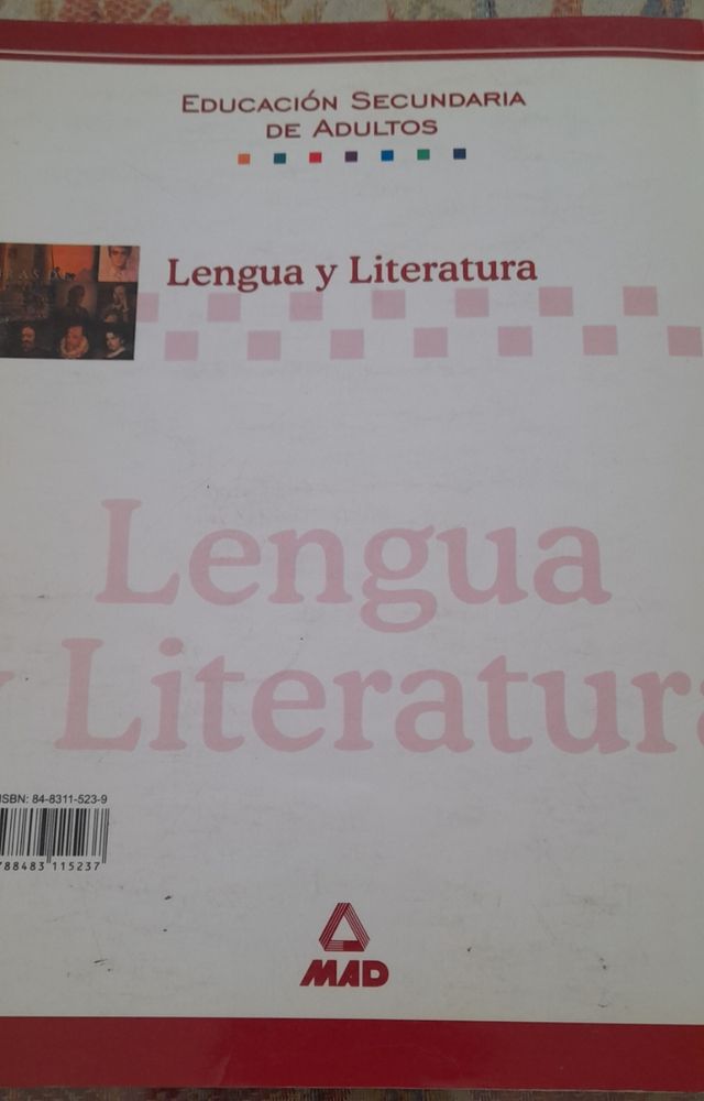 Lengua y literatura. Educación secundaria de ad...