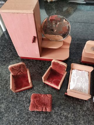 Dormitorio miniatura antiguo