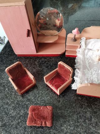 Dormitorio miniatura antiguo