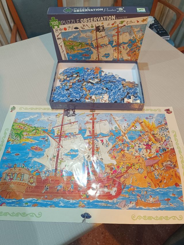 Puzzle Djeco 100 piezas Observación