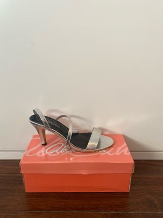 Sandalias color plata Alex Silva