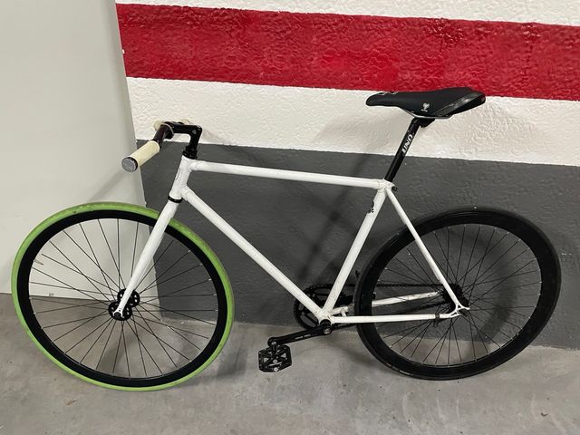 Bicicleta Fixie Blanca - Como Nueva
