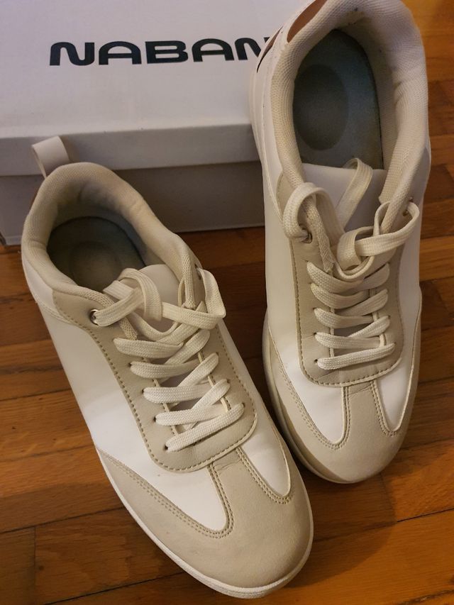 Sneakers Naban beige/bianco