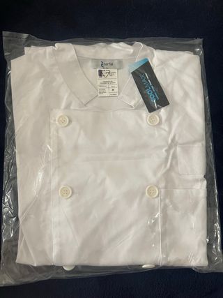 Chaqueta hombre de cocina M blanca nueva.