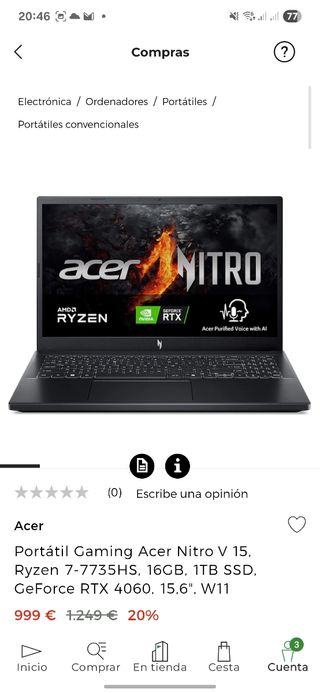 Acer Nitro V15 RTX4060