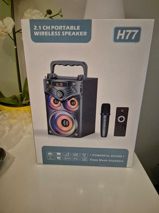 Altavoz inalámbrico Bluetooth  Karaoke NUEVO