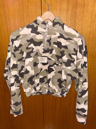 Sudadera camuflaje niña - talla M