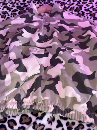 Sudadera camuflaje niña - talla M