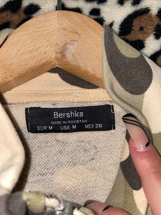 Sudadera camuflaje niña - talla M