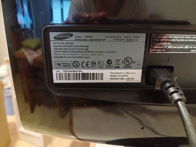 Monitor Samsung SyncMaster T220HD