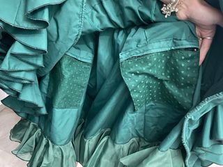 Traje Flamenca Verde - Talla 32