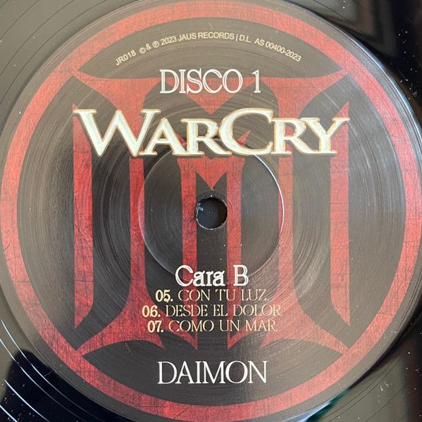 WarCry Vinilo + Pua y poster