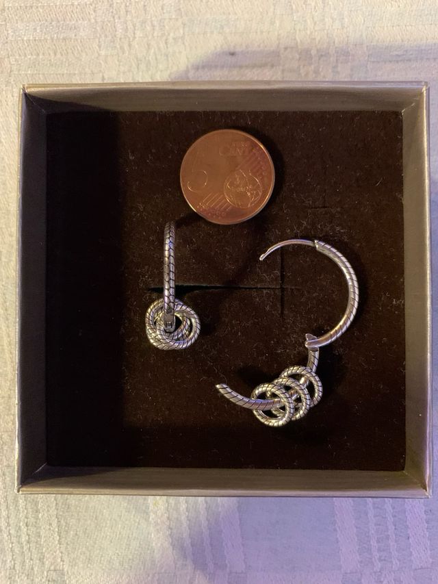 Pendientes plata aros - Nuevos