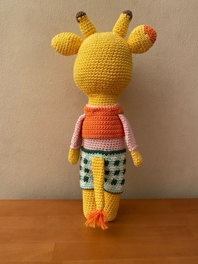Jirafa Griffin amigurumi tejida a crochet