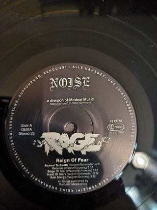 Vinile Rage - Reign of Fear
