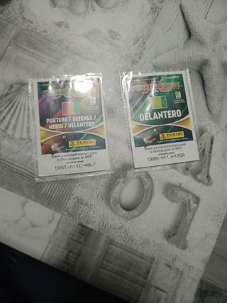 Cartas futbol Panini

