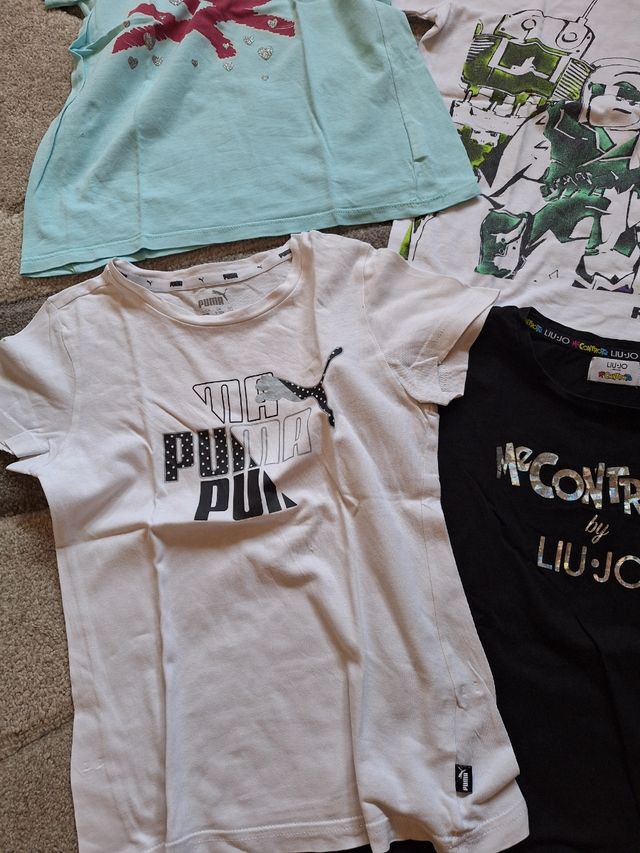 Set di sei magliette 8-10 anni