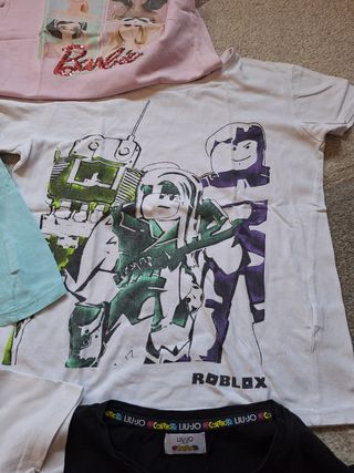 Set di sei magliette 8-10 anni