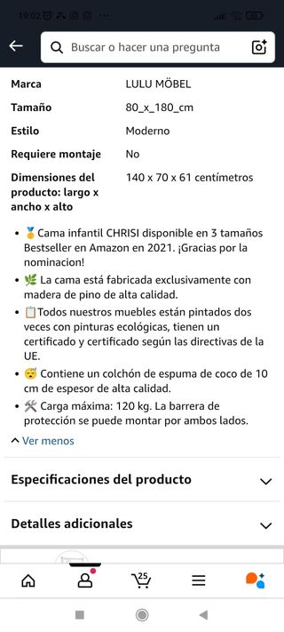 Cama infantil 