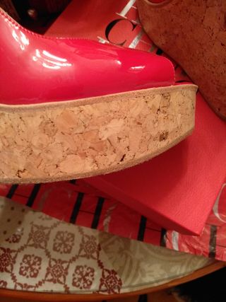 Sandalias Carolina Herrera rojas