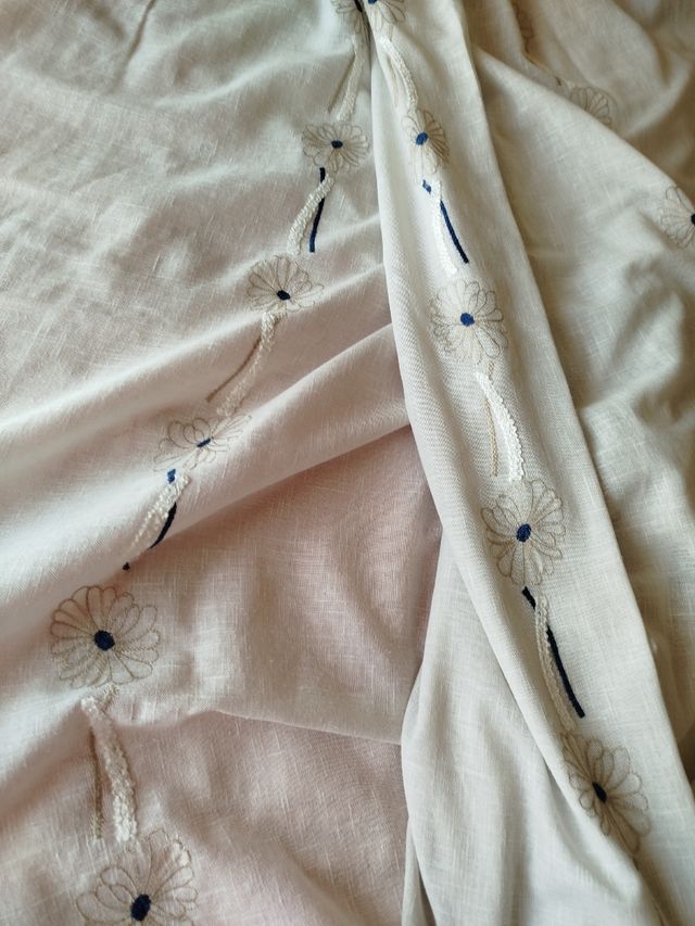 2 Cortinas lino 150 X 245 CMS