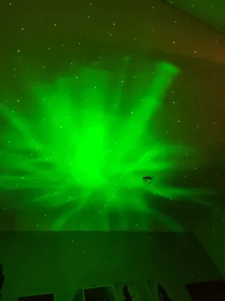 Proyector espacial: luz nocturna robot